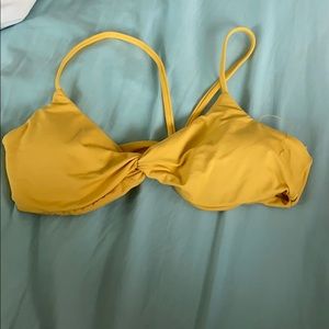 Yellow Billabong Bikini Top